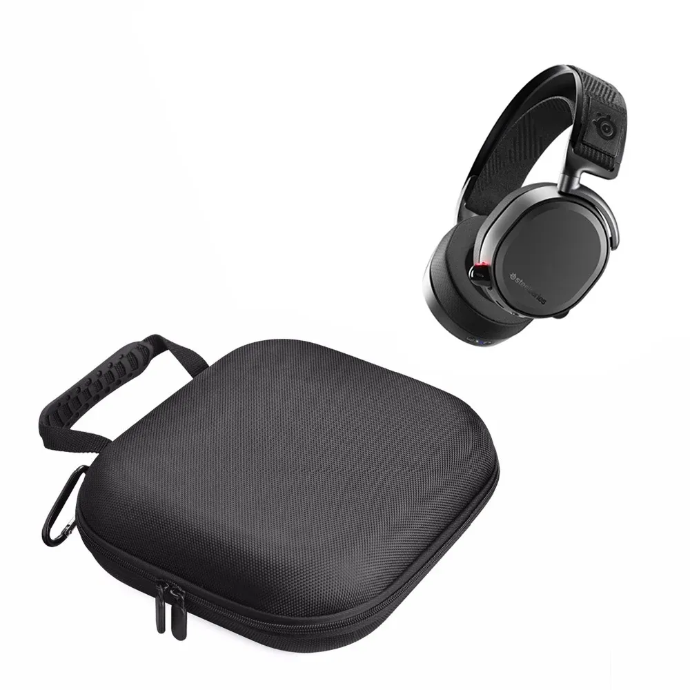 Accesorios 2021 El más nuevo estuche de nailon con tapa dura, bolsa para grupos, funda para SteelSeries Arctis Pro Gaming, auriculares, bolsas para auriculares