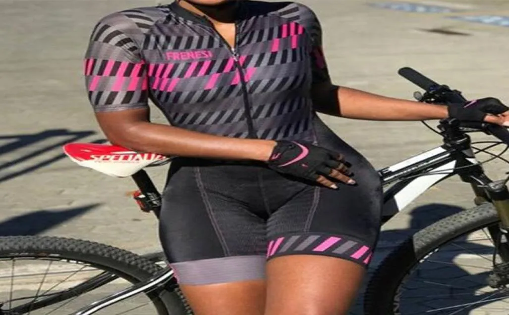 Frenesi Colombia Triathlon Abbigliamento Donna Abbigliamento da ciclismo personalizzato Bike Dermotuta Tuta Giro in bicicletta Set Team Kit Ropa Ciclismo4719013