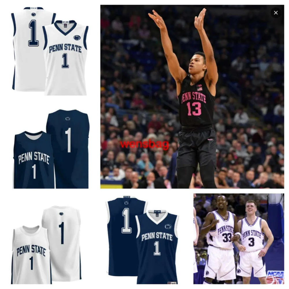 Penn State Nittany Lions 33 Andy Christos 0 Kanye Clary 15 Dan Conlan 2 DMarco Dunn 6 Maglia da basket Bragi Gudmundsson 3 Nick Kern Jr. 21 RayQuawndis Mitchell personalizzato