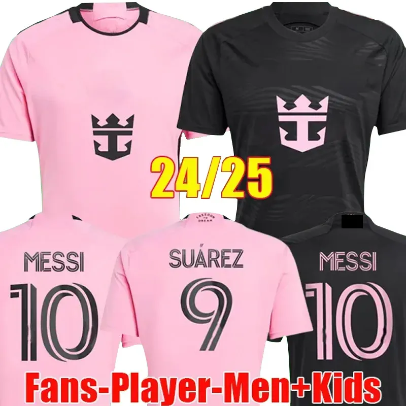 3xl 4xl 24 Inter Miami Soccer Jerseys CF Messis Matuidi Higuain Campana Yedlin Beckham 24 Football Men Kids Fans version MLSS Shirt