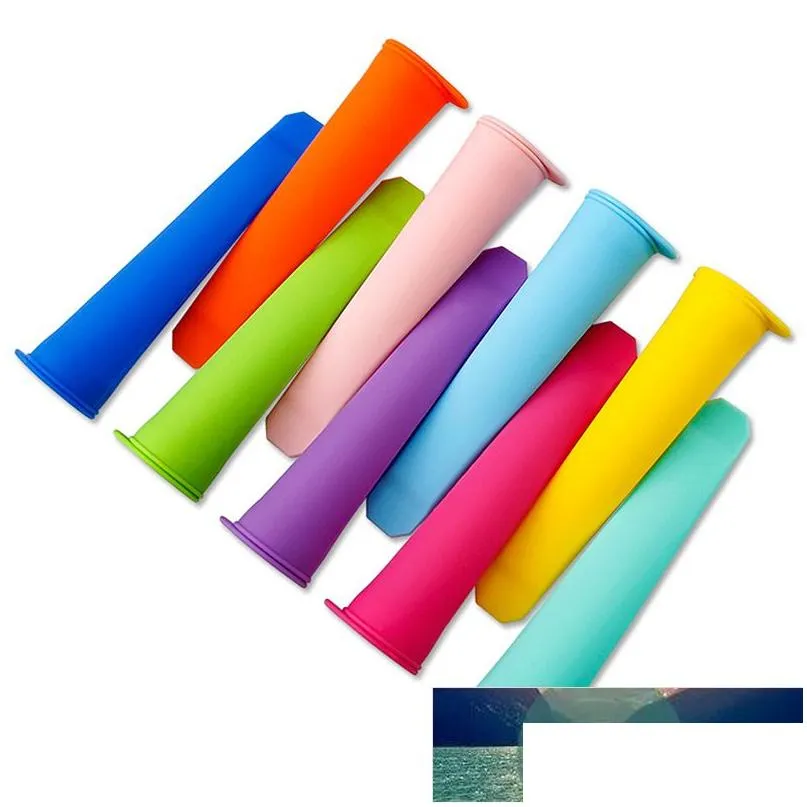 Narzędzia do lodów 1PC Summer Popsicle producent lolly mod kuchnia DIY Food Sile mrożony lody popowy losowy dostawa home ga dhxfa