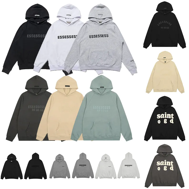 Essentialshoodie Heren Designer Hoodies Sweatershirts Streetwear Pullover Sweatshirts Kleding Losse trui met capuchon Hoge kwaliteit Dames Essentialsweatshirts