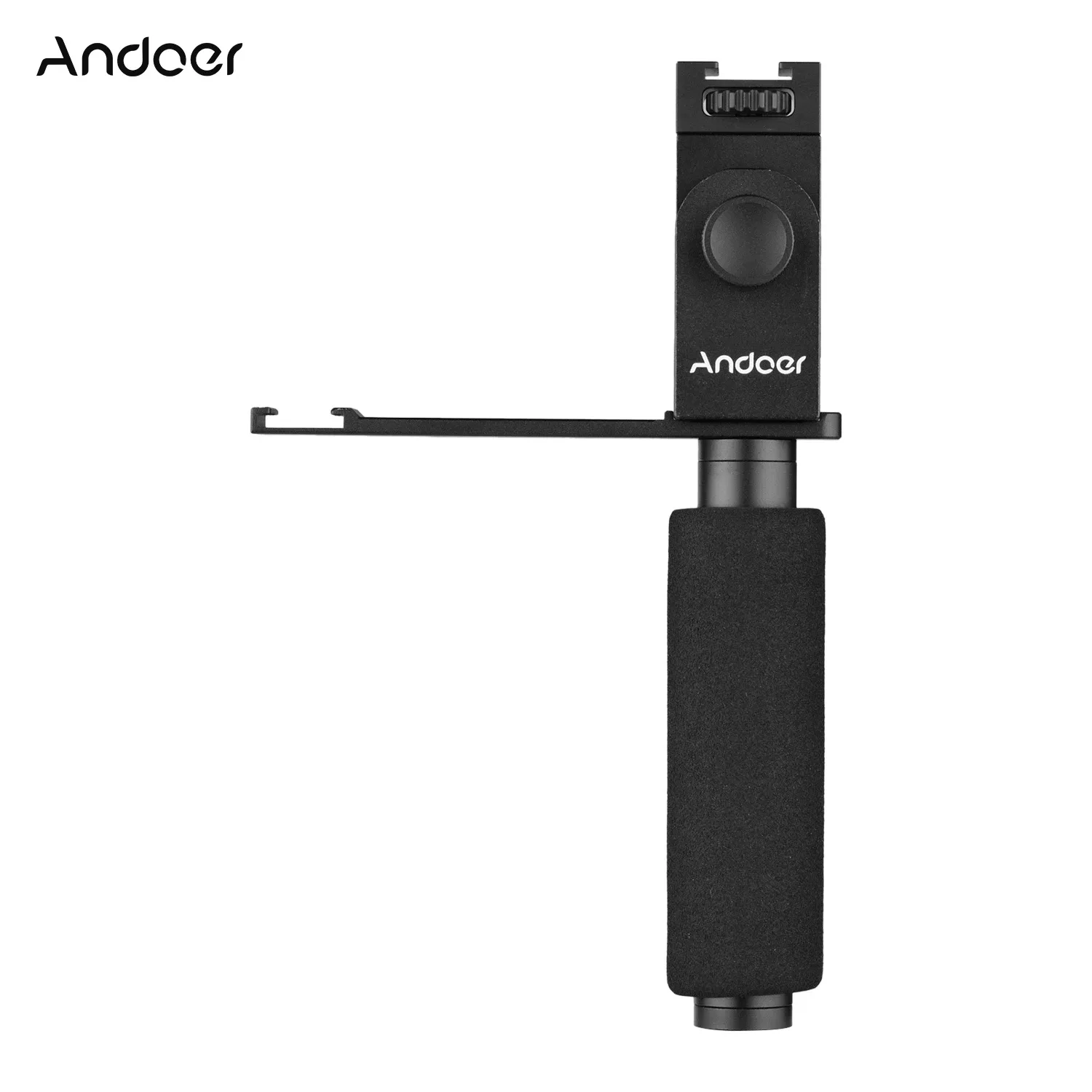 Brackets Andoer Smartphone Vlogging Hand Grip Mobile Phone Video Recording Holder Handle Stabilizer Cellphone Clamp 40mm85mm Width