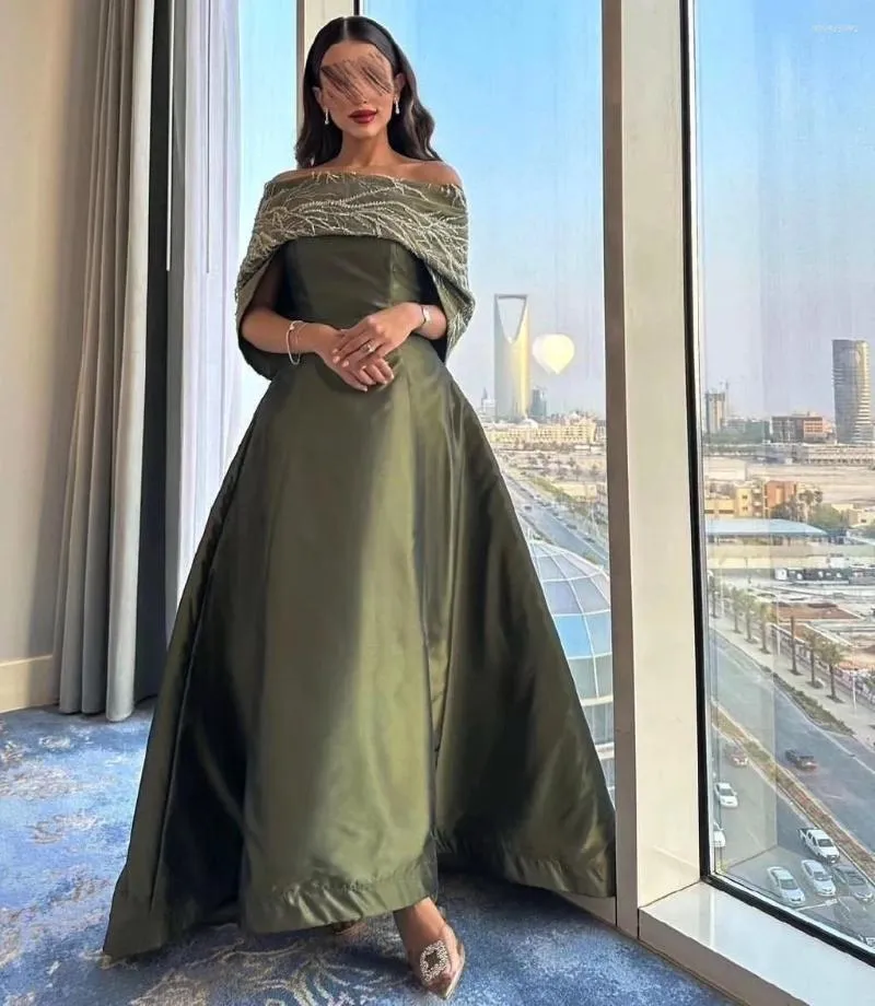 فساتين الحفلات BATEAU المسائية التفاف السوستة الظهر Vestidos des Prom Dress