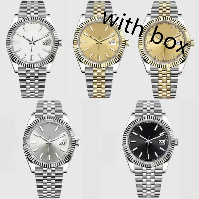 Dropshipping Erkek Otomatik Mekanik Saat Elmas Saatleri 36/41mm Paslanmaz Çelik Kol saatleri Süper Ayaklı Lady Kadınlar Montre De Luxe Xbo3 B4