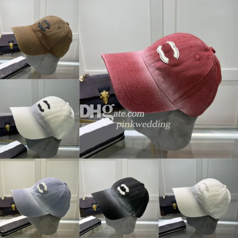 رسائل فاخرة بيسبول أغطية غولف قبعات للجولف للجنسين مصممة رياضية Snapback Caps Hats Outdoor Sun Hats