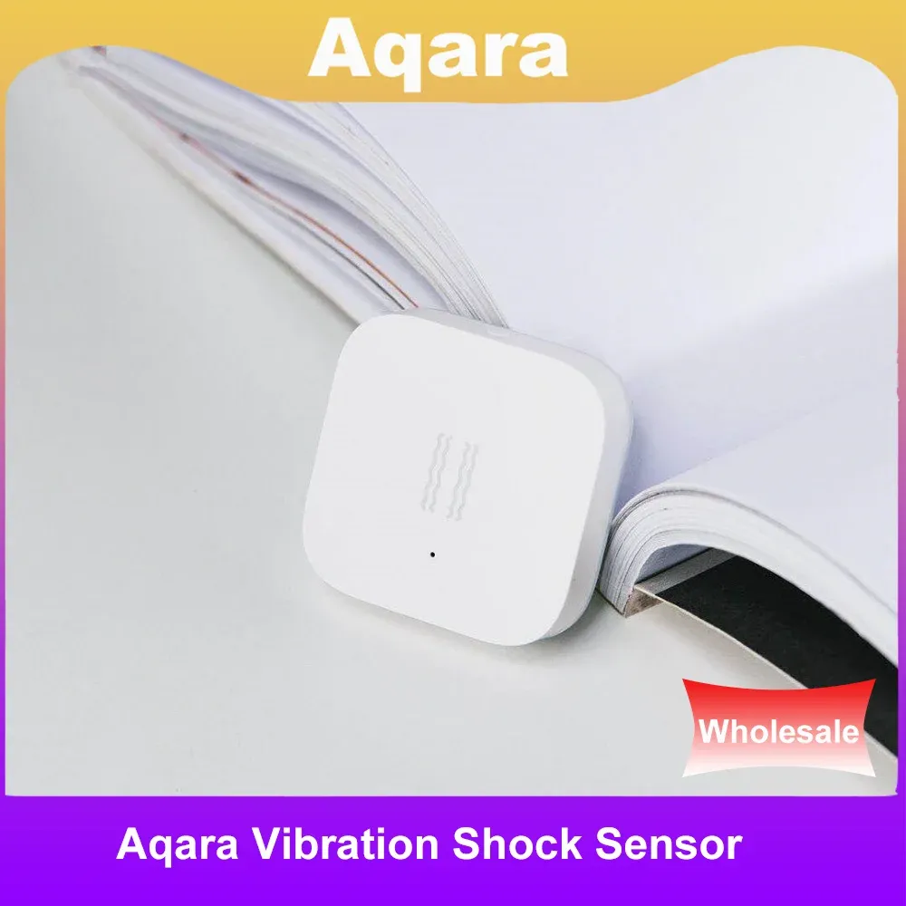 Kontroll Global version Aqara Vibration Shock Smart Sensor Detection Alarm Byggt i Gyro Zigbee för Xiaomi Mi Home HomeKit