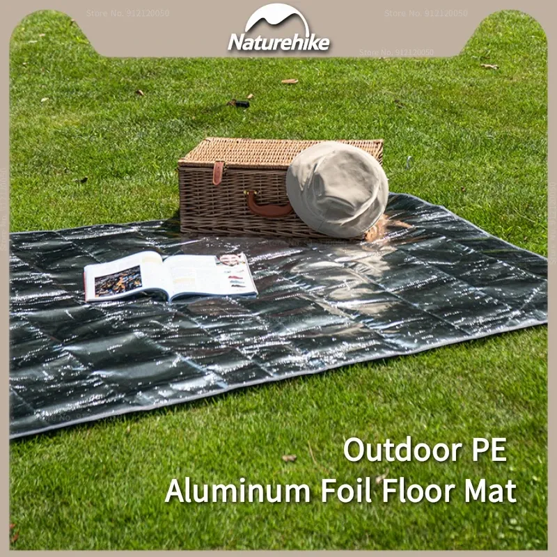 Mat Naturehike Camping Picnic Mat Outdoor Waterproof Pe Aluminum Foil Tent Mat Folding Beach Floor Mattress Camp Moistureproof Mat