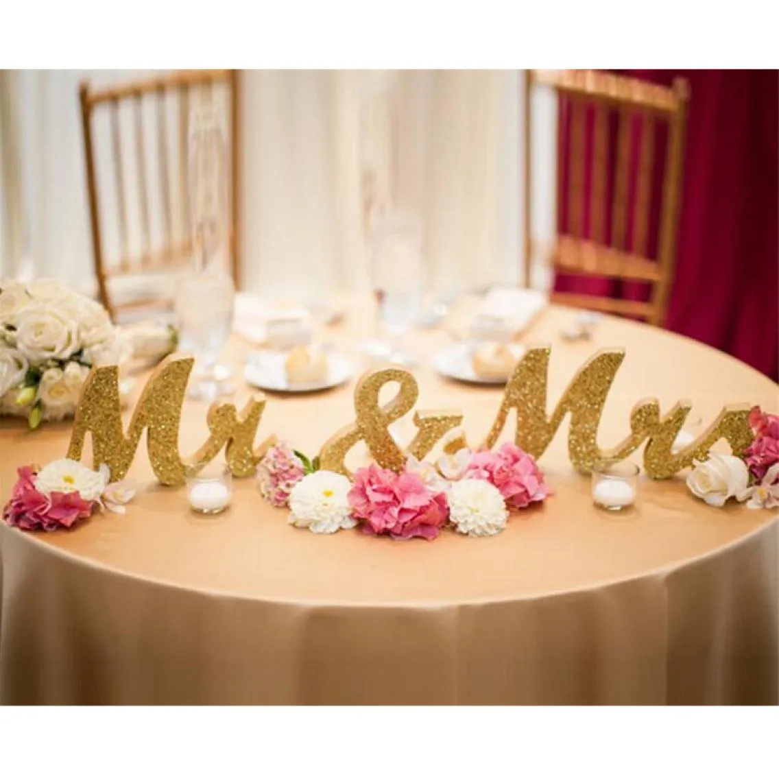 結婚式の手紙氏木製の手紙結婚式のトップテーブルサインギフト装飾結婚式の装飾POブース小道具3043204