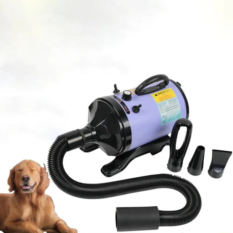 Dryer Dogs Hair Dryer Cat Grooming Water Blower Motor Warm Wind Adjustable BlowDryer Professional Warm Wind Secador Hot Wind Heater