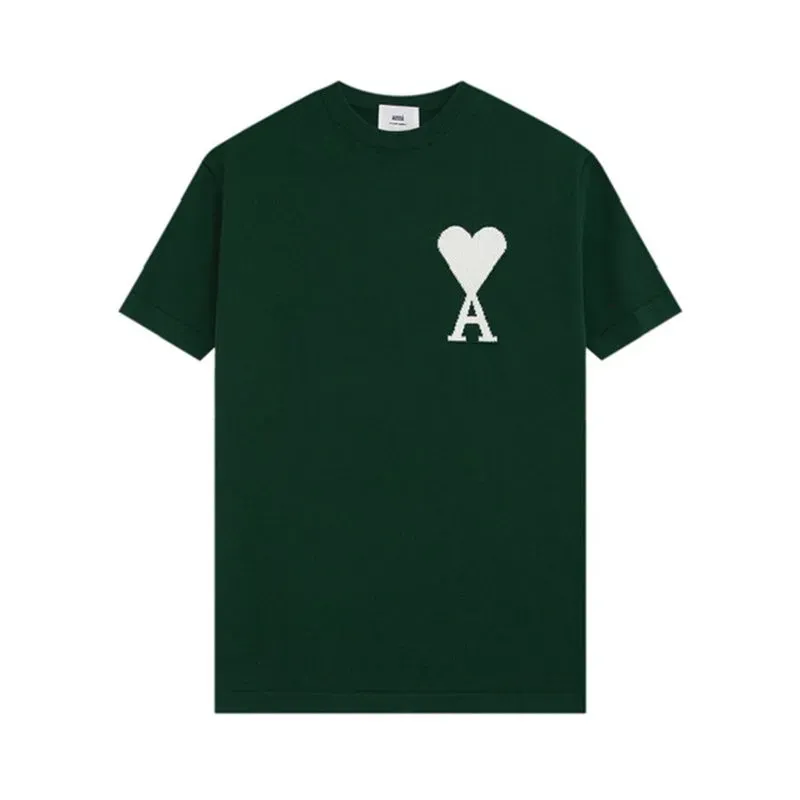 愛の刺繍TシャツG24ニットジャックデザイナーTシャツルースカジュアルTシャツ男性と女性ラウンドネック半袖#FG