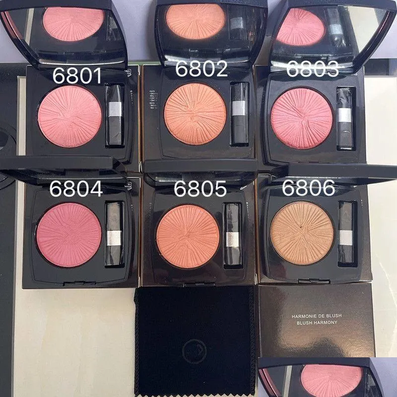 Blush B Ankomst 2023 Brand Co -kod harmonie de makeup harmoni med borste och dammväska 230808 Drop Delivery Health Beauty Makeup Face Dhkhm