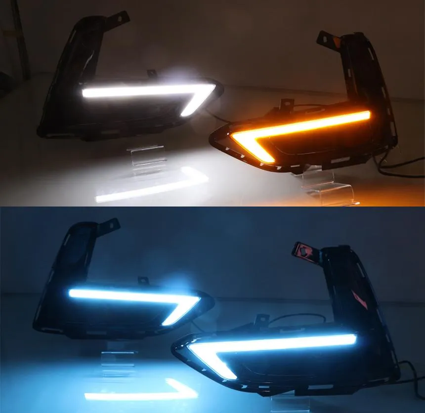 1 Set LED Daytime Running Light Car Accessories Waterproof 12V DRL FOG Lamp Decoration för Nissan Sentra Sylphy 2019 20202691254