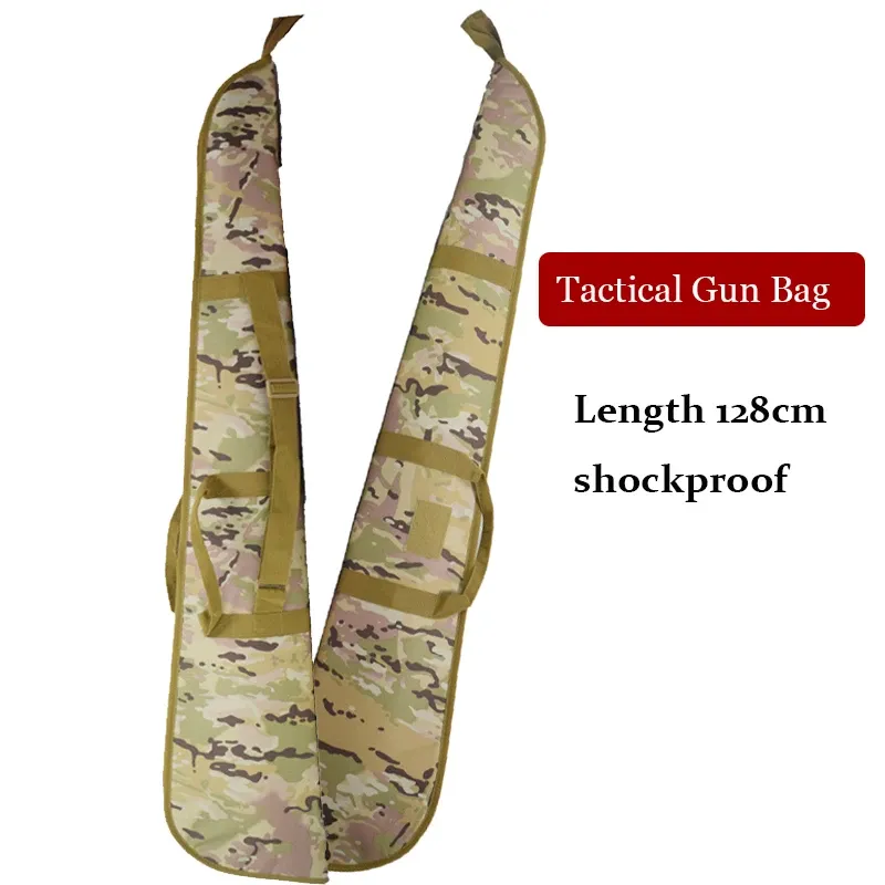 Сумки тактическая оружейная сумка Shock -надежную подкладку 128 см оксфордская сумка для оружия военнослужащая армейская стрельба из винтовки Airsoft Пейнтбольная винтовка Сумка для рыбалки