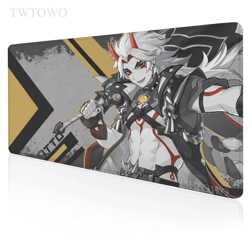 Pads Genshin Impact Itto Tapis de souris Gamer XL Tapis de souris d'ordinateur XXL Tapis de bureau Tapis souple en caoutchouc naturel Tapis de souris d'ordinateur Tapis de table