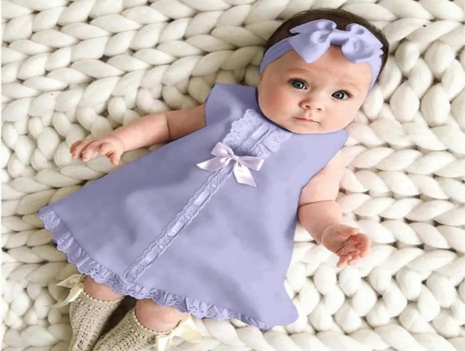 Girl039s Jurken 1 Jaar Baby Meisje Verjaardag Jurk Voor Feest Met Hoofdband Een Doop Clothes1563408