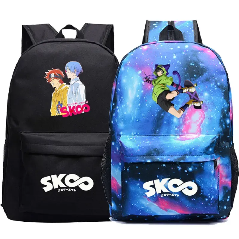 Backpack Anime SK8 the Infinity Miya Reki Langa Backpack Teens School Bag Student Casual Travel Rucksack Men Laptop Bags Sk8 Cool Mochila