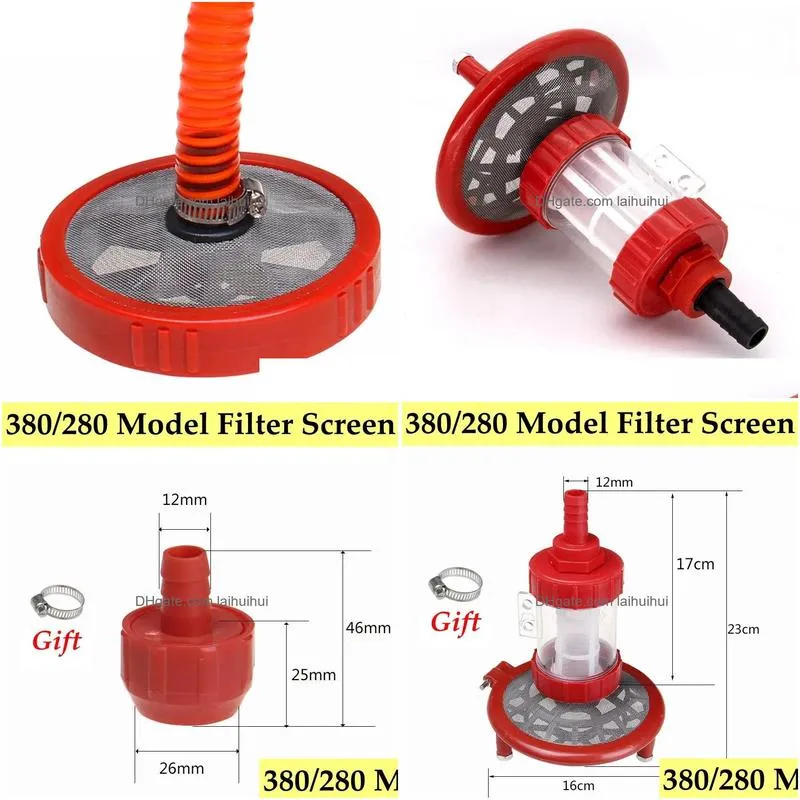 Аксессуары для автомойки, впускная труба для воды 380/280 55/58, шланговый фильтр, всасывающее соединение, жесткий антиплоский сетчатый фильтр для насоса, доставка мобильных телефонов M Dhjgf