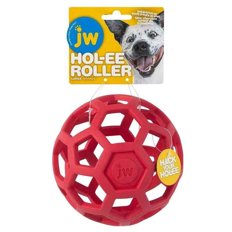 Toys JW Holee Roller Dog Fetch Treat Dresser Puzzle Ball