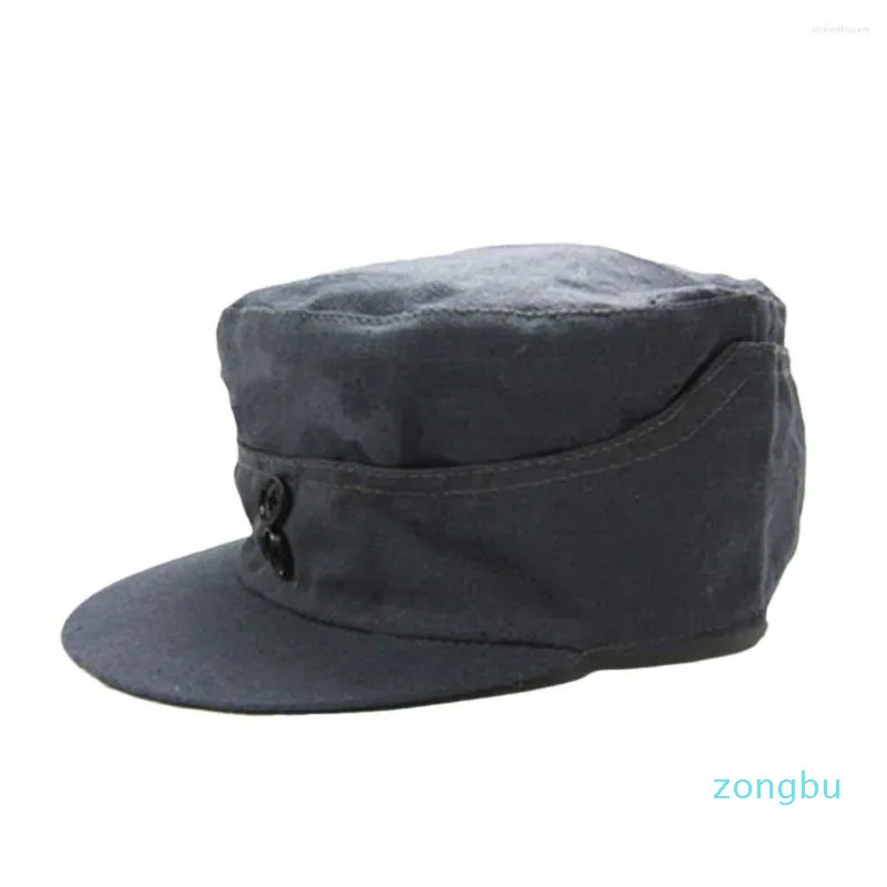 デザイナーベレー帽の帽子は、2つのボタンファッションで帽子を帽子をかきたてます