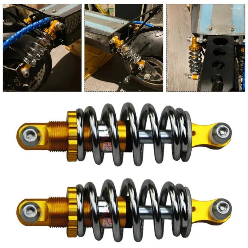 All Terrain Wheels 2 Pcs 125mm High Performance Rear Shock Absorbers For Electric Bicycle Scooter E Bike Spring Shocks Universal