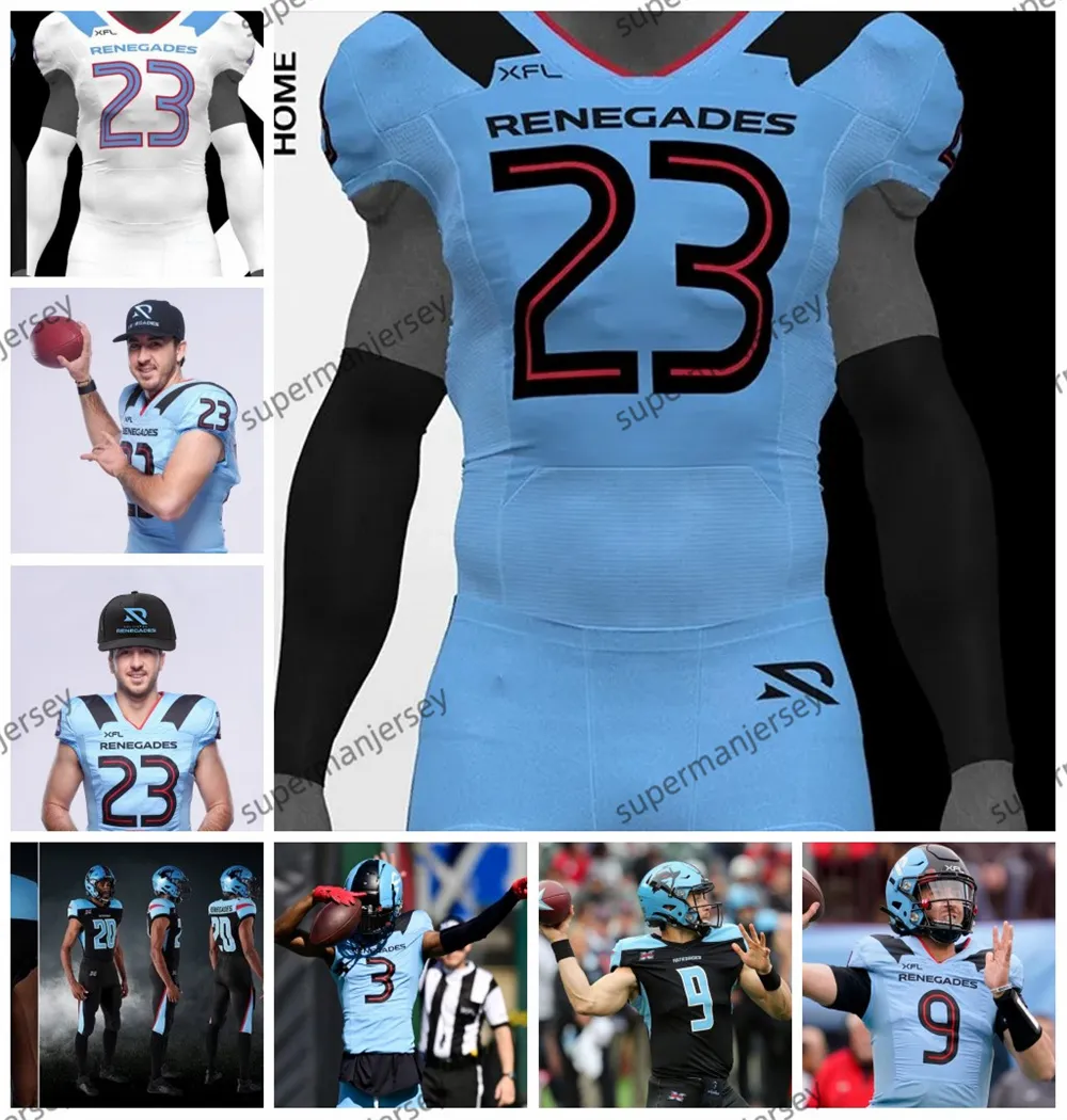 2024 Arlington Renegades Football Jerseys Taylor Russolino Teton Saltes Colin Schooler DeVeon Smith Jake Stetz Tyler Vaughns Lujuan Winningham Keith Ford