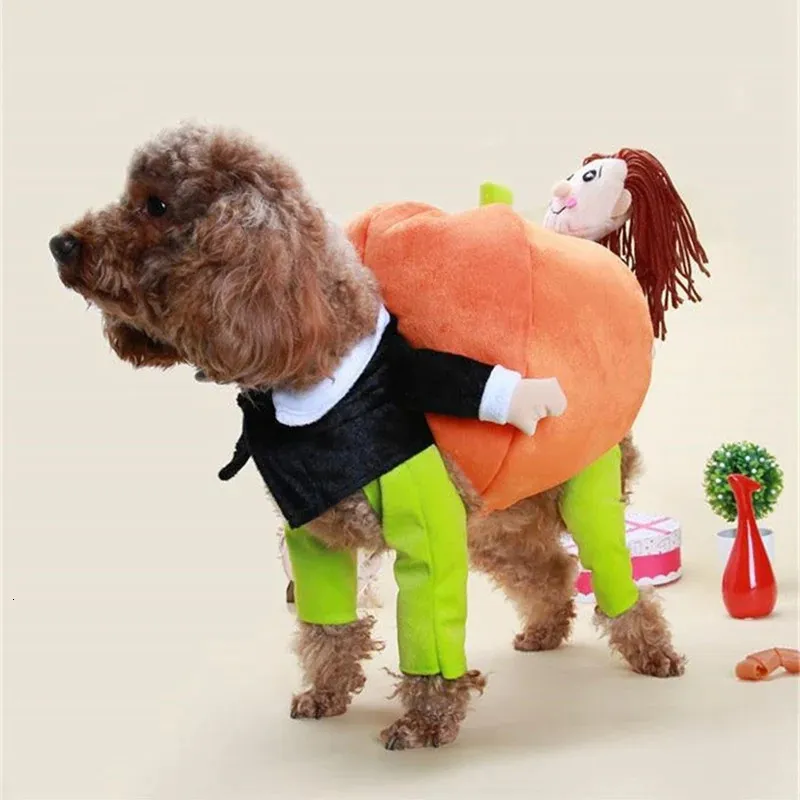 Halloween roliga hund kattkläder husdjur pumpa kostym cosplay specialevenemang kläder outfit söta kostymer kläder 240228