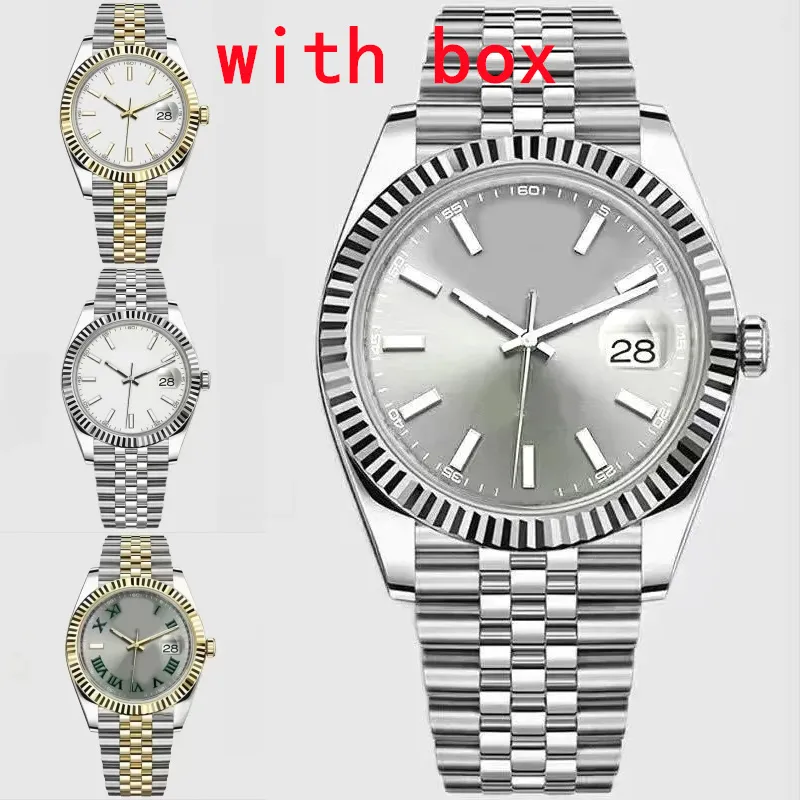 Męski automatyczny zegarek mechaniczny 36/41 mm 904l Wszystkie zegarki ze stali nierdzewnej Damskie bateria 28/31 bateria Super Luminous Sapphire Waterproof Watch Montre de Luxe XB03 B4