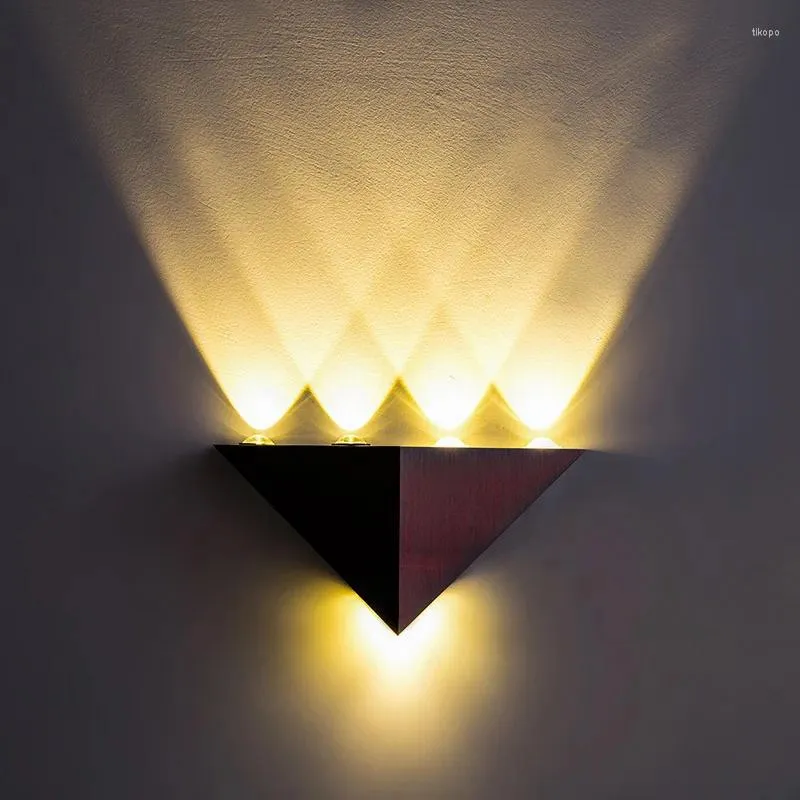 Wandlamp Home Decoratie Moderne LED 3W Aluminium Body Triangle Licht voor slaapkamerverlichting Luminaire SCONCE