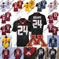 American College Football Wear  Golden Gophers Football Jersey NCAA College Tanner Morgan Mohamed Ibrahim Antoine Winfield Jr. Trey Potts Striggow Brown