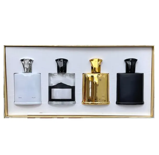 Fabriek Direct Top Parfum Set 30 ml 4 stuks Geur Eau De Parfum Langdurige geur EDP Mannen Vrouw Keulen Spray Vrouwen Intense geur Op voorraad