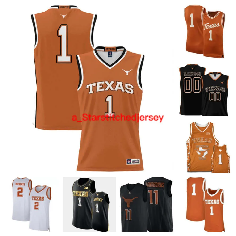 Texas Longhorns 5 Kadin Shedrick 3 Max Abmas 9 Ithiel Horton 4 Tyrese Hunter 0 Chris Johnson basketball jersey 13 Gavin Perryman 24 Jackson Prince 2 Chendall Weaver