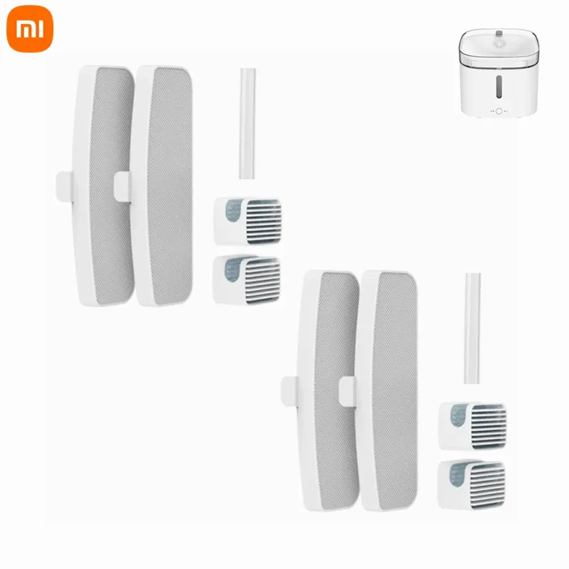 Controle original Xiaomi Smart Pet Water Dispenser Filtion Conjunto de bebida Fountain Automatic Silent Water Dispensador Filtro de esterilização Conjunto de filtro