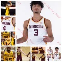 College Basketball Wears Mens  Golden Gophers Basketball Custom 10 Jamison Battle 3 Dawson Garcia Kadyn Betts Braeden Carrington Ta`Lon Cooper Parker Fox