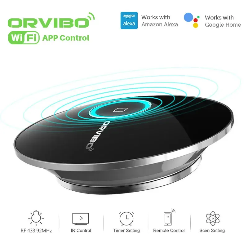 Control Orvibo Smart Remote Control Allone Pro Universal Control IR 433MHz Connected Work With Echo Alexa For Smart Home Automation