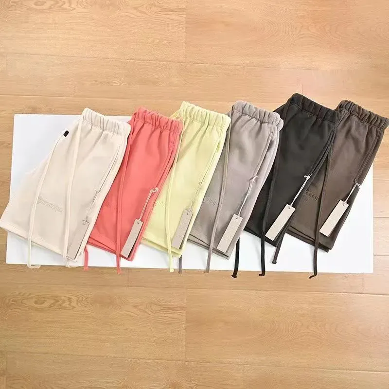 pantaloncini firmati da uomo pantaloncini casual Cotone da donna lettere tridimensionali pantaloncini neri sport estivi pantaloni casual da donna traspiranti