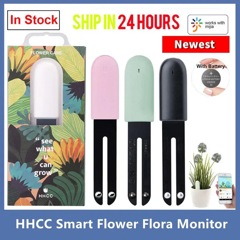 Contrôle HHCC Flower Monitor Flora Garden Care Plant Grass Soil Fertility Fertility Smart Tester Capteur de fleur Détecteur de jardinage pour Xiao MI