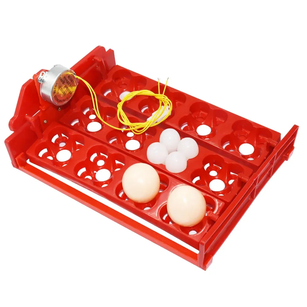 Accessories 12 Eggs/48 Birds Eggs Incubator Turn Eggs Tray 220V / 110V / 12V Motor Chicken Bird Hatching Equipment DIY Incubator Accessories