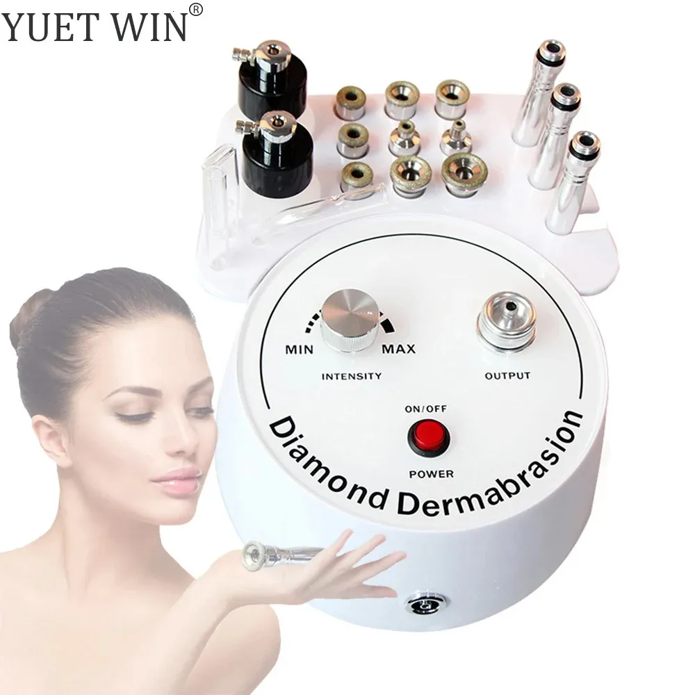 3 in 1 Mikrodermabrasionsmaschine Wasserspray Peeling Beauty Diamond Peeling Dermabrasion Gesichtshautpflegegeräte 240226