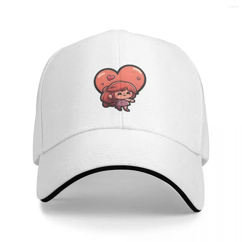 Ball Caps Valentines Day Heart Hugs Baseball Cap Hat Hats For Men Women'S