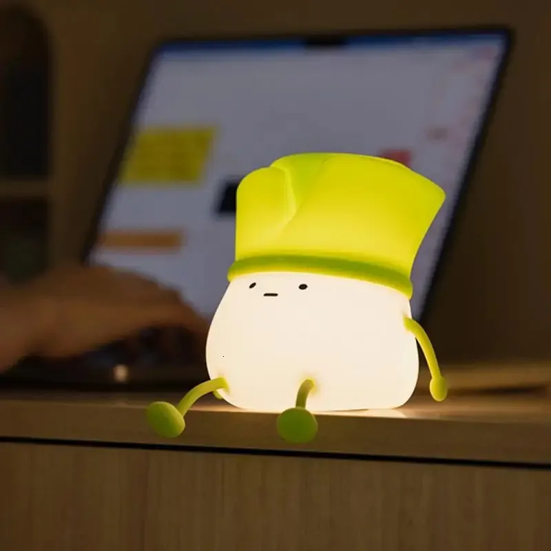 Luz Nocturna De Pato De Silicona Para Niños - Suave, Segura Y Decorativa | Para Habitación Infantil O Miedo A La Oscuridad