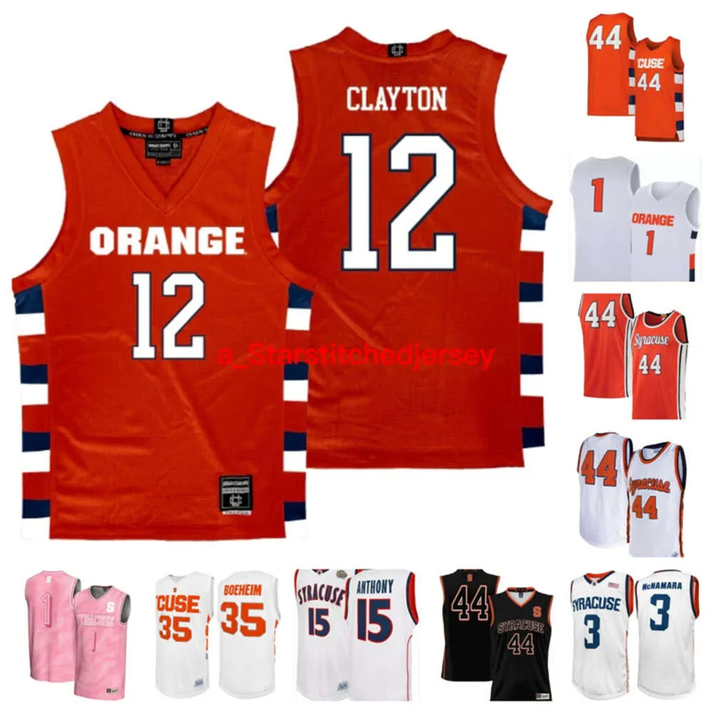 Syracuse Orange 12 Clayton 24 Quadir Copeland 0 Kyle Cuffe Jr. 34 Chris Gatty 3 Judah Mintz Basketball Jersey 14 Niko Ruffin 2 JJ Starling 5 Justin Taylor 5 Chance Westry