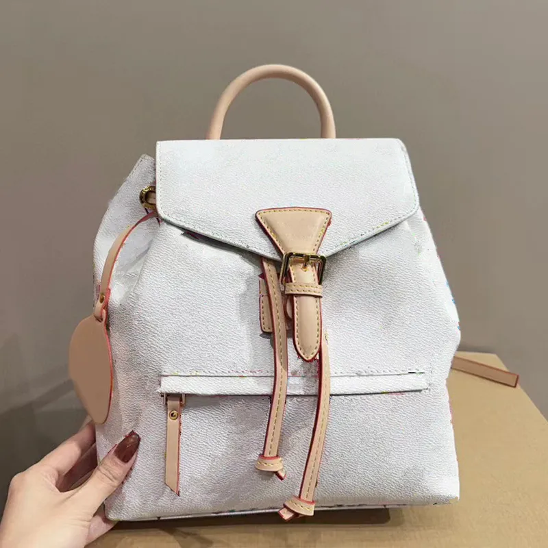 Mochilas femininas designer de luxo sacos moda clássico escola bolsa ombro clássico estudante alça bolsa flores em relevo vintage mochila masculina