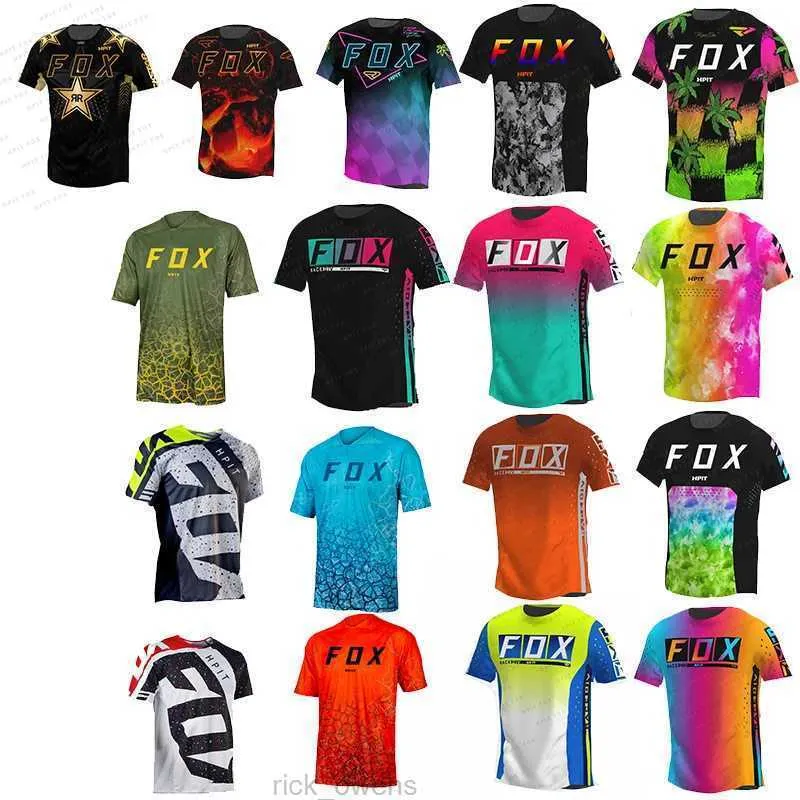 2022 Motocross Mountain Enduro Bike Clothing Bicycle Moto Downhill T-shirt Hpit F Women Men Cycling Jersey MTB Shirts BMX