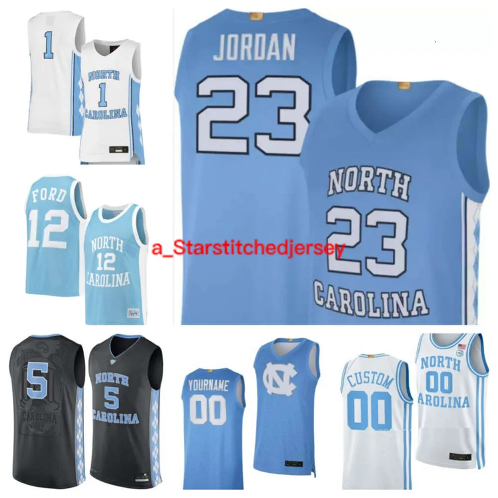 Carolina do Norte Tar Heels 2 Elliot Cadeau 4 RJ Davis 22 Rob Landry camisa de basquete 14 Creighton Lebo 3 Cormac Ryan 7 Seth Trimble 8 Paxson Wojcik personalizado