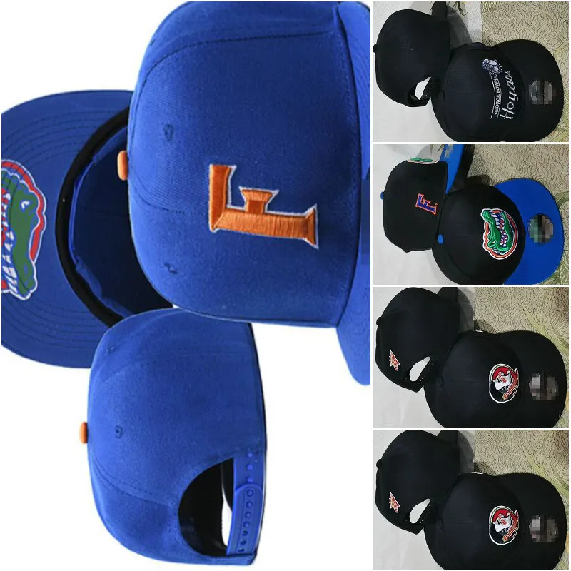 2024 All Team Fan's USA College Baseball Verstelbare North Carolina Gators-hoed op veld Mix Bestelgrootte Gesloten Flat Bill Base Ball Snapback Caps Bone Chapeau A6