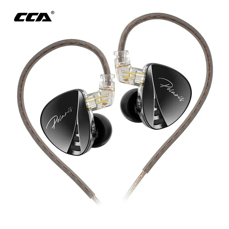 Hörlurar cca polaris hörlurar hifi bas hörn övervakar 4 nivå avstämningsomkopplare hörlurar sport stereo ljudbrusreducering headset headset