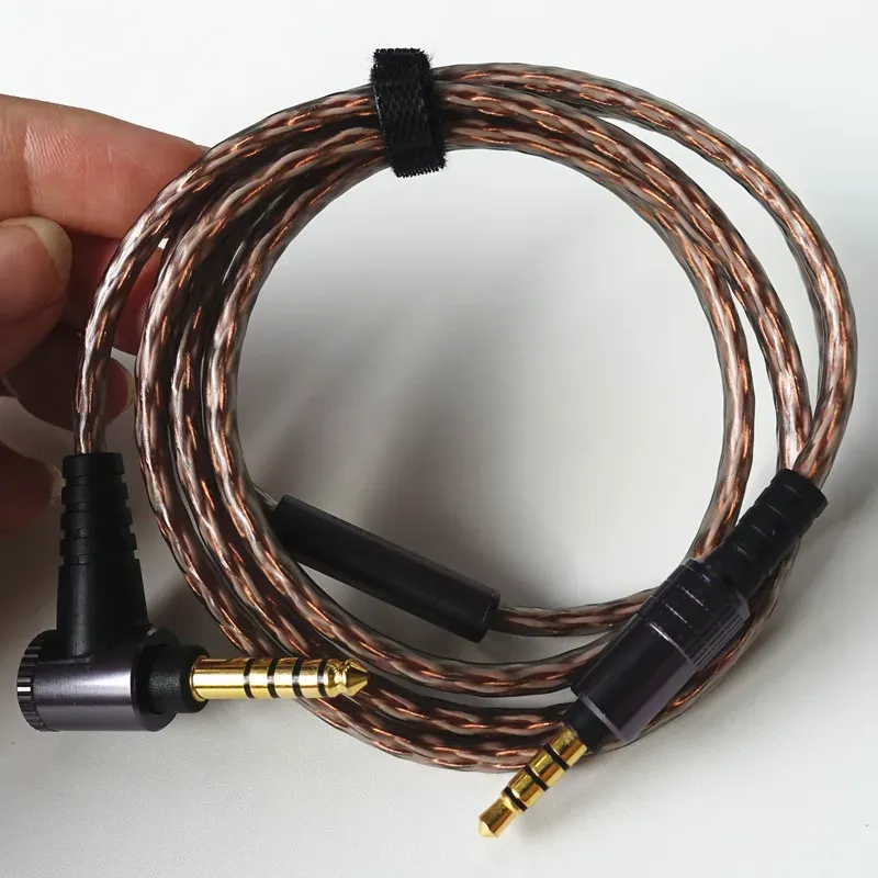 Tillbehör Original MUC S12SB1 hörlurarkabel Aux Audio 8 Core Cable 3.5 Jack till 4,4 mm Balanced Plug Upgrade högtalarsledning för MDRMV1