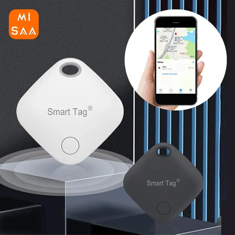 Trackers Slimme Bluetooth-tracker Mini-trackingapparaat Tracking Air Tag Key Pet Tracker Locatie Auto Huisdier Intelligentie Voertuig verloren tracker