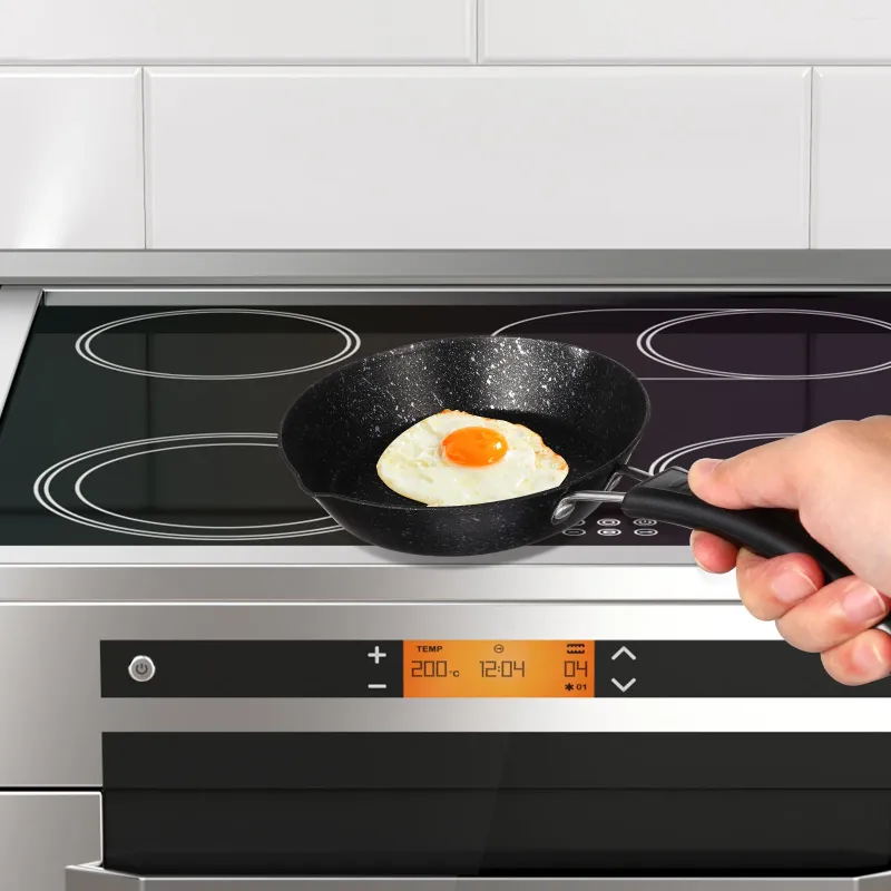 Pannor Egg Frey Pan omelett Griddle Breakfast Cooking Non-Stick redskap Mini Hushåll